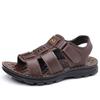 Herren Ledersandalen Rutschfeste Strandschuhe Atmungsaktive Sommer Freizeitsandalen für Herren