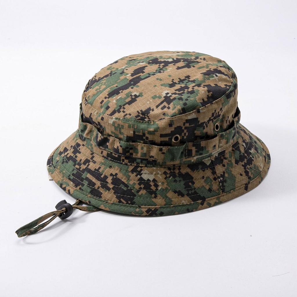 1 Stück Taktische Camouflage Boonie Eimerhüte für Herren, Outdoor Camouflage Fischerkappe Training Reise Winddicht Jagd Wanderkappe