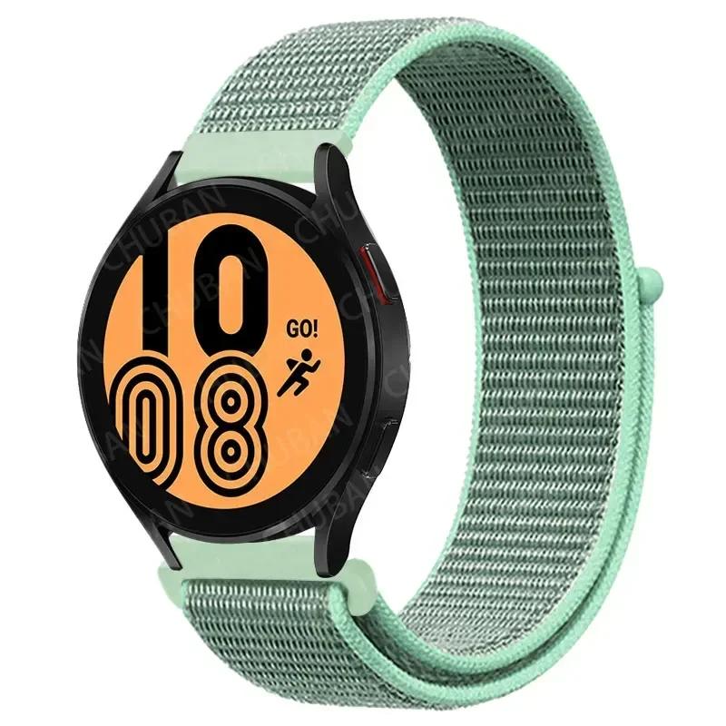 20mm/22mm Nylon Loop For Samsung Galaxy Watch 7/6/4/Classic/3/5/pro/Active 2 Sport Breathable Band Huawei Watch GT 4-3-2e Strap