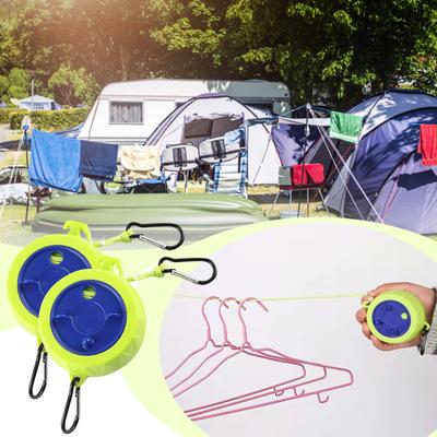 Přenosný venkovní box na ukládání prádla Balkon Camping Sušení prádla Sušení přikrývky Lano na sušení