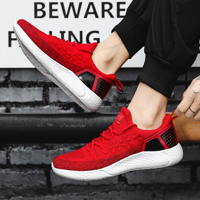 Fashion New Summer Soft Soled Running Shoes Men Mesh Breathable Casual Shoes Comfortable Fashionable Versatile Outdoor Exercise Shoes