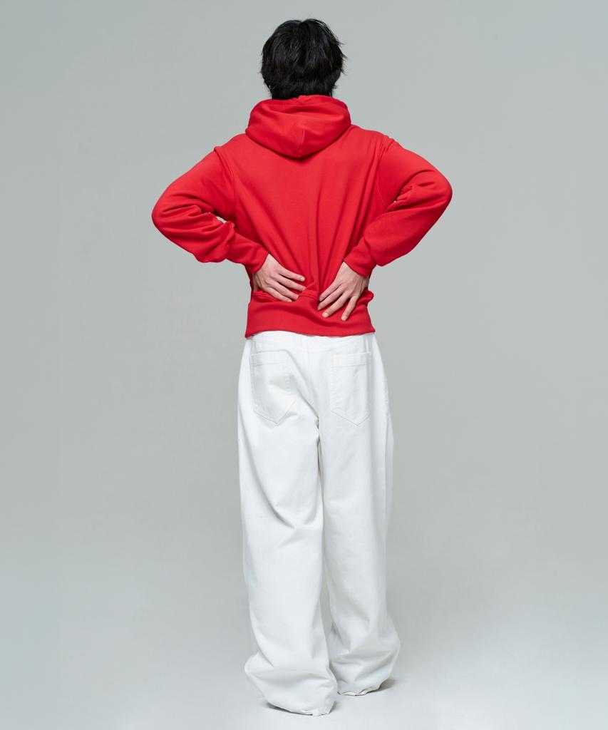 Ira Men Era Wide Fit Denim Pants - White