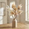 Künstliche, getrocknete Schilfrohrblumen im Landhausstil – realistische künstliche Pflanzenblumen fürs Büro