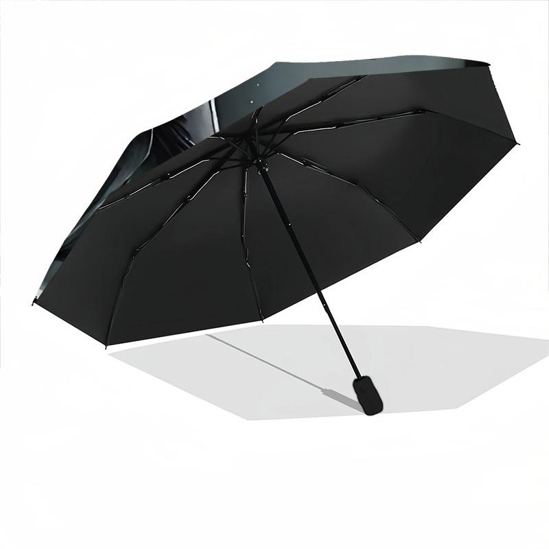 1pc Michael Jackson Dancing Icon Automatic Folding Umbrella - Compact 8-Rib Design, Durable Plastic & Iron, Daily Use F104005