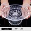 Acrylic Fruit and Candy Plate – Large Capacity for Hotels and Events