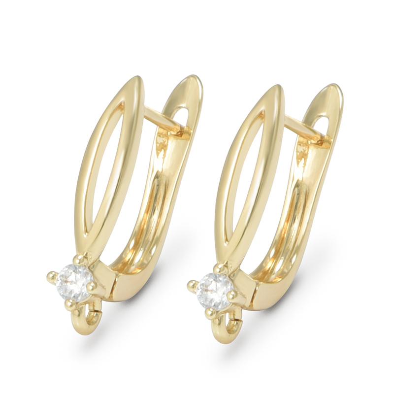 Silver Color Brass Earring Hooks for DIY Jewelry Making Handmade Silver Color Jewelry Accessories Findings Eawires