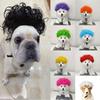 Kreative Lustige Haustierperücke Verstellbares Afro-Design Hundeperücke Elastisches Banddesign Katzenperücke Haustier Cosplay Requisiten Fotografie Scherzgeschenke
