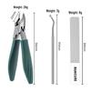 Super Sharp Stainless Steel Large-Opening Nail Clipper Set, Oblique-Edge Pedicure Tools