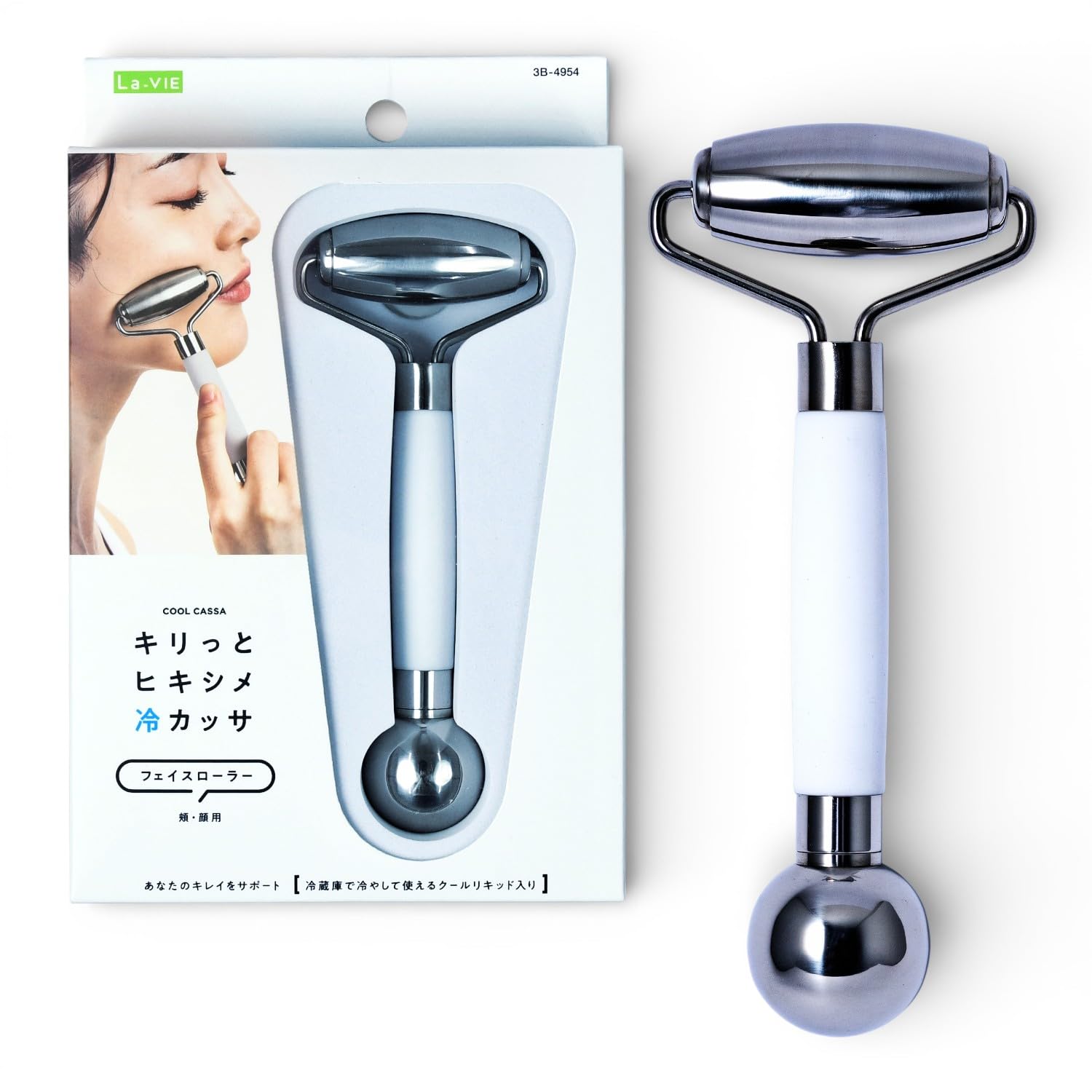 

Gua Sha Cooling Face Cooling Refrigerator Facial and Body Manufacturer La-VIE Plate, Roller, Function, Compatible, Massage, 3B-4954 [Genuine Product]