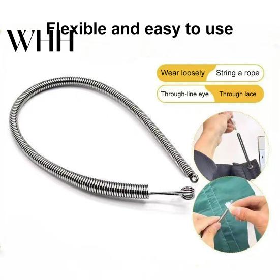 Starkes Seil Einfädelwerkzeug Feder Kordelzug Einfädler Biegsamer DIY Clip Flexibel für Hoodies Shorts Hosen Ersatz Hoodie