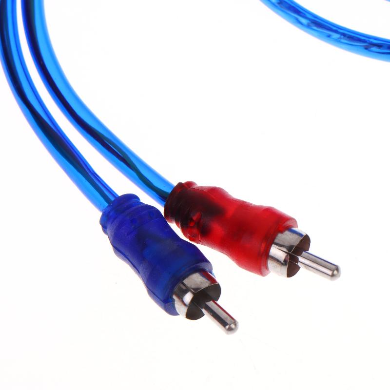 Car Amplifier Wiring Kit 1 Set for Subwoofer Audio System Installation Efficient Signal Transmission for Crystal Clear Bass Output