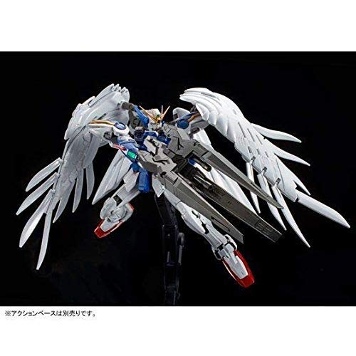 BANDAI RG Wing Gundam Zero EW & Drei Zwerg [Titanium Finish] 1/144 Blue