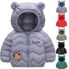 Kids Toddler Long Sleeve Hooded Down Jacket Trendy Comfortable Winter Coat for Boys and Girls