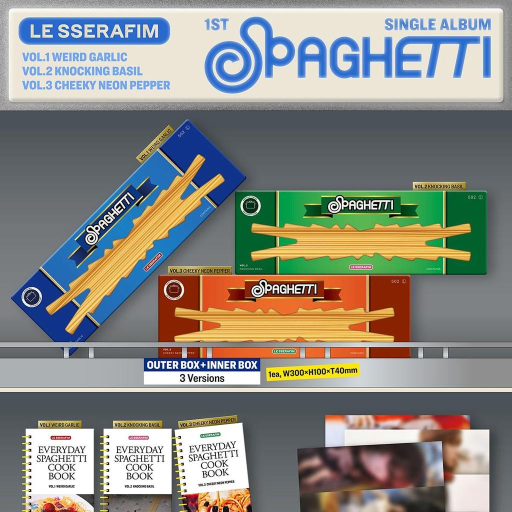 LE SSERAFIM [SPAGHETTI] 1st Single Album