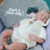 NPK 49cm 19in Reborn Baby Levi Very Soft Cloth Doll Bath Toy Lifelike Real Soft Touch Bath Toy