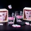 Fuji Fuji Glass Sakura Fuji Rock Glass Pair Set Set of 2 Edo Glass Fuji [Mt. Glass] [Tajima Glass] Mt. TG16-015-RS Mt. Mt.
