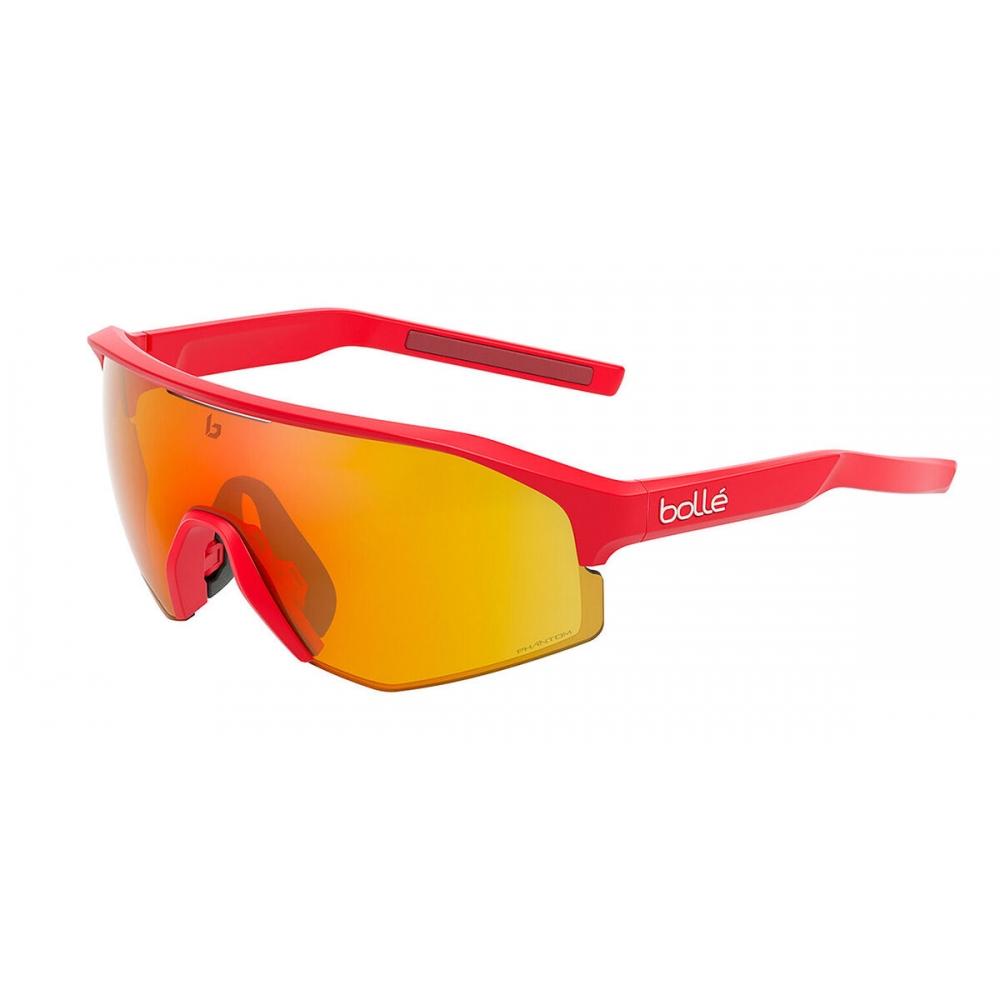 

Bolle Lightshifter Xl Polarized Bs014006 Unisex Sunglasses Matte Red/144