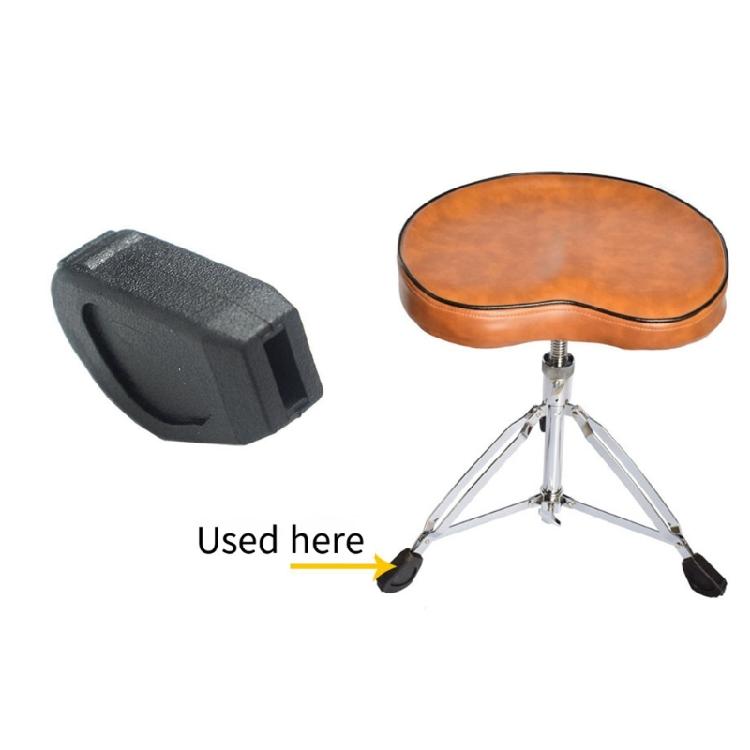 Drum Accessory Foot Pad Vibration Dampener with Enhanced Grip Texture Suitable for Various Drum Stools and Stands