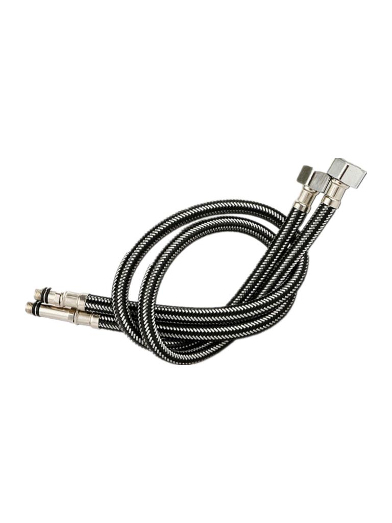 Stainless Steel Nylon Braided Tube Pipe Hose Silicone Plumbing Thermoresistant Tap Basin Faucet Sink Kitchen Bathroom G1/2
