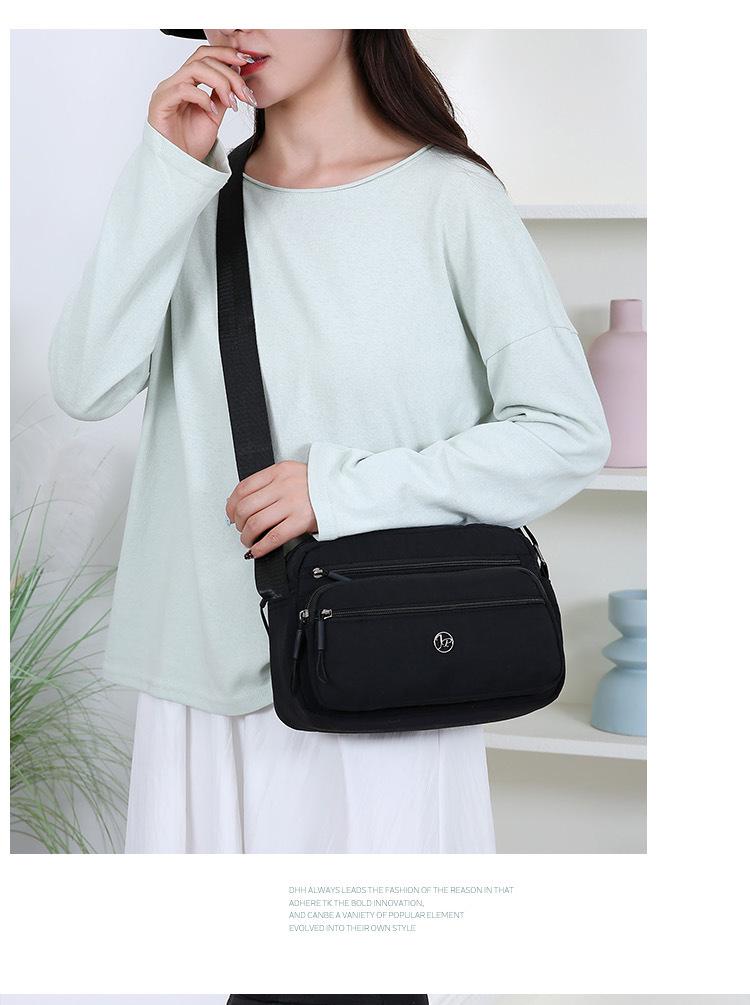 Women's Lightweight Multi-Compartment Crossbody Bag - Premium, Stylish, Versatile, and Portable Square Design