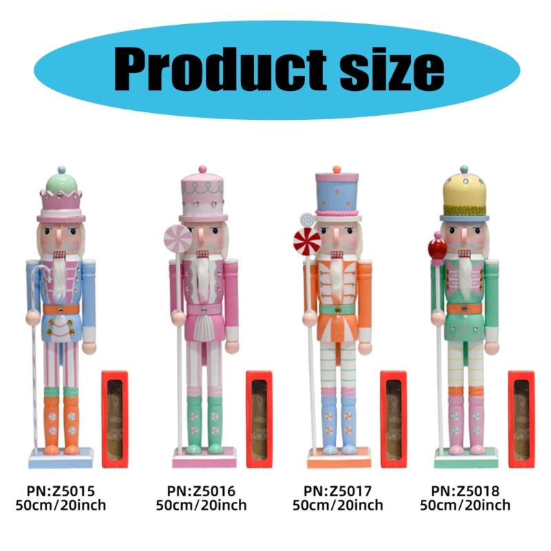 Intricately Carves Wood Soldier Christmas Soldier Festival Christmas  Soldier Decorations Fine Craft