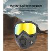Head Mounted Motorcycle Off-Road Goggles Mask Riding Tactical Harley Mask Helmet Mask