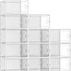 Foldable Multi-color Transparent Dustproof Flip-top Shoe Storage Box for Basketball Shoes