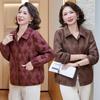 Autumn-Lapel Casual Jacket: Age-Reducing Fashion for Middle-aged and Elderly Women