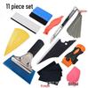11-Piece Car Wrap Tool Kit: Invisible Film, Squeegee, Cutting, Degumming Tools for Color Change