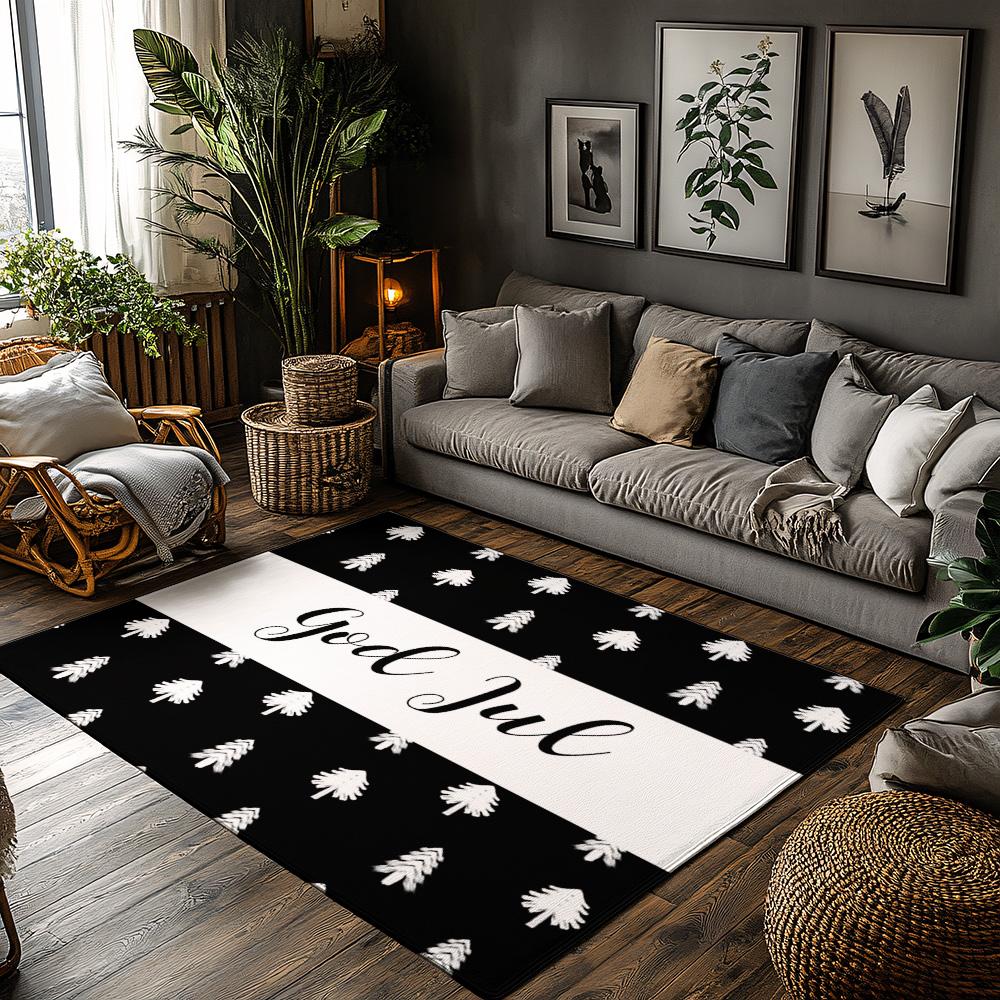 

Christmas Doormat Winter Holiday Decor Festive Entryway Rug Welcome Mat Cozy Home Decor Indoor Outdoor Floor Mat Festive Holiday 50x80cm