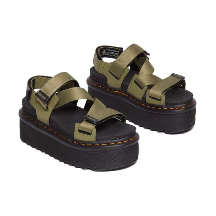 Dr. Martens Comfortable Versatile Beach Sandals Unisex Sandals Green 31805357