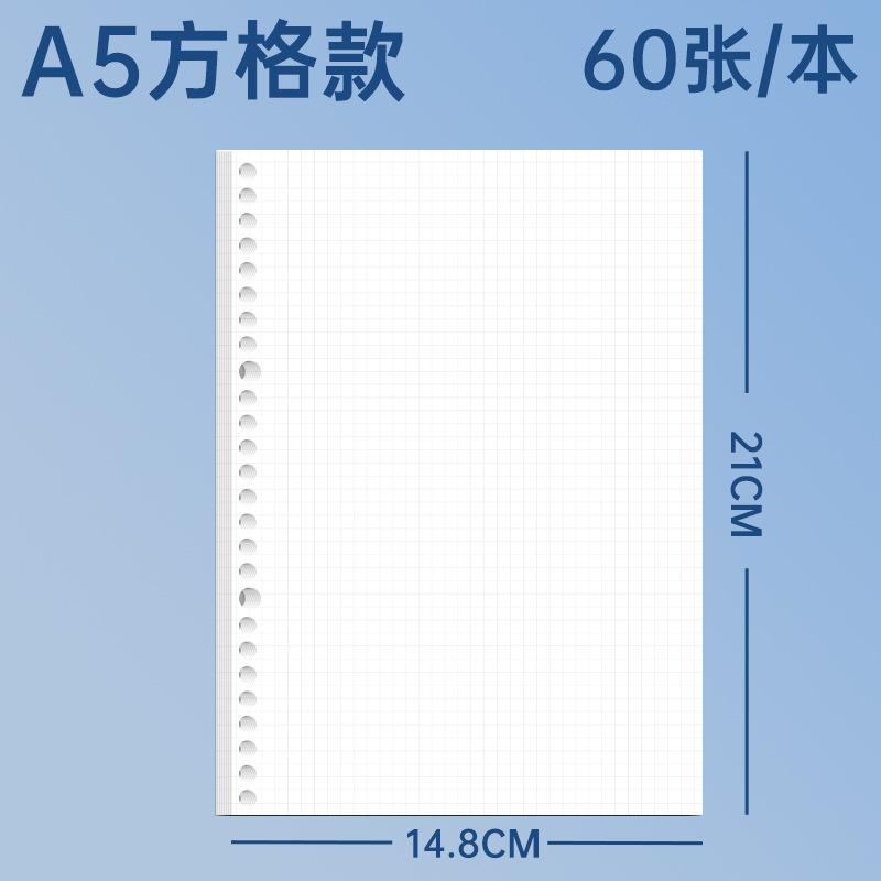 Multi Size Multi Pattern Loose Leaf Refill Paper For Student Notebook Binder