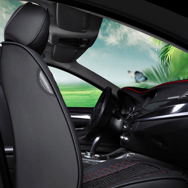 Black Leather Car Seat Covers For Honda Civic 2006 2011 Accord 2003 2007 Crv 2008 Vezel Fit Jazz Stepwgn Shuttle