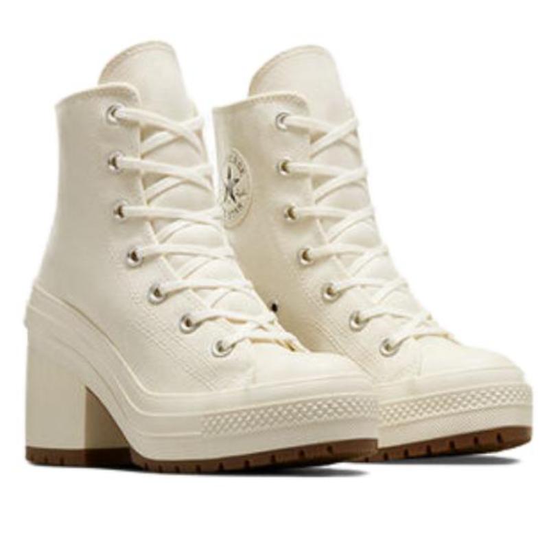 Converse Chuck 70 High Heel Style High Top Canvas Women's Off-White