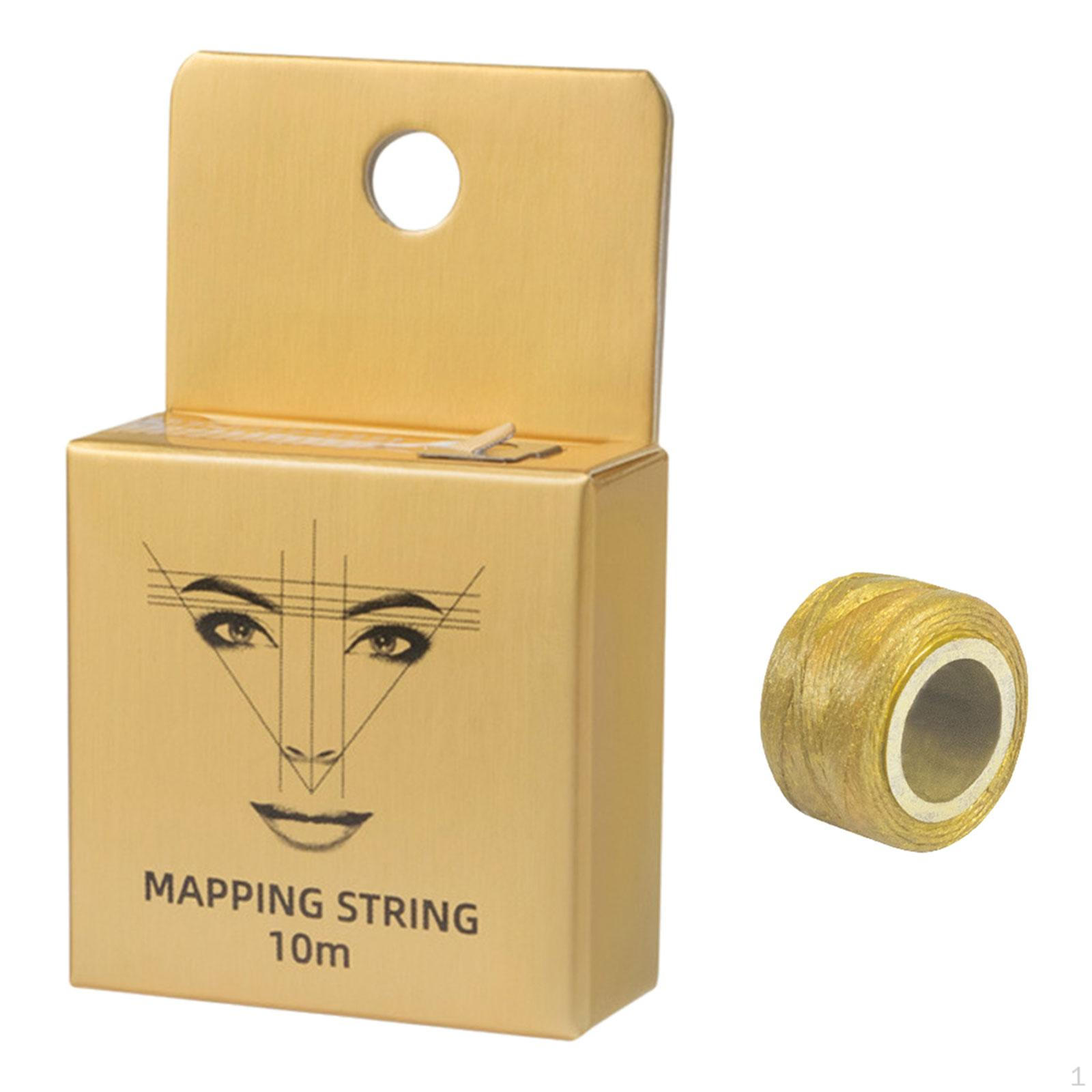 Pre Inked Eyebrow Mapping String, Thread ,Brow Mark Ruler ,10 Meters, Embroidery