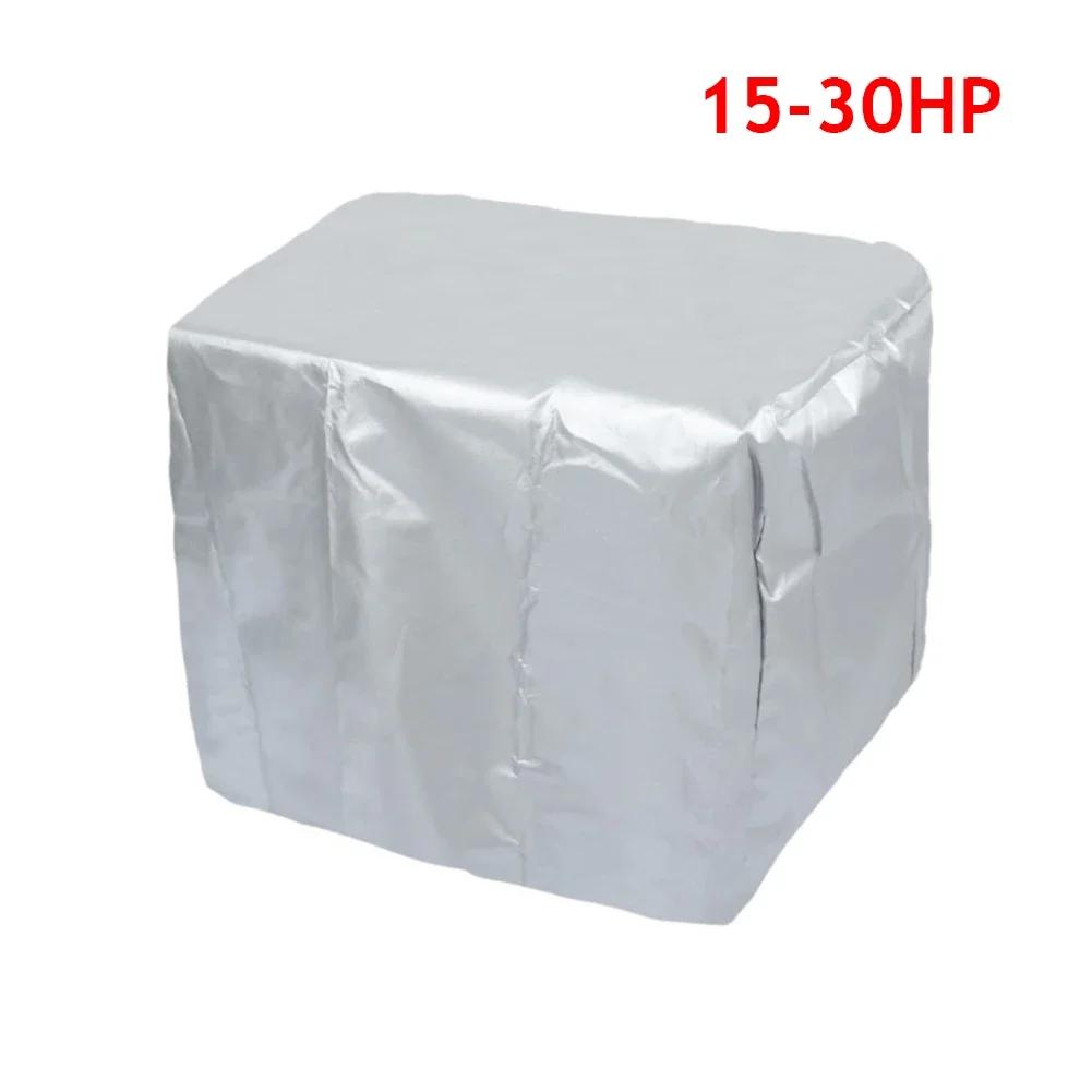 15-250HP Pełny pokrowiec na silnik zaburtowy 210D Wodoodporny, odporny na zarysowania, wytrzymały, ochronny silnik Czarny materiał na łódź