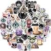 10/30/50pcs Vintage Goth Magic Witch Crystal Stickers Boho Aesthetic Decal for Stationery Luggage Phone Cool Cartoon Sticker Toy