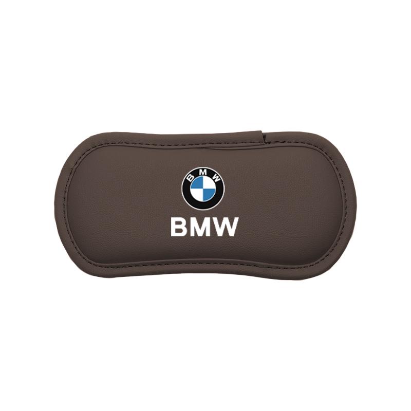 BBIG5 Car Interior Leg Knee Rest Pads Leather Cushion Valve Cap Auto Sticker For BMW X1 X2 X3 X5 X4 X6 X7 iX3 F20 F10 F07 E70 E46 E90