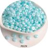 6mm Cream Macaron Pearlescent Glass Abacus Beads for DIY Jewelry & Hair Accessories