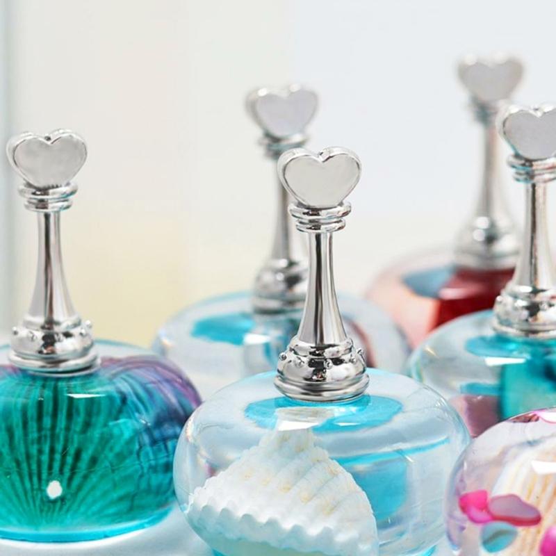 Nail Art Practice Base Resin Display Stand with Sea Shell Designs for Manicure Training Nail Artists Practice Base
