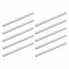 Dowel Pins, 304 Stainless Steel Pegs, Support Shelf, Silver Tone, 3mm X 50mm, 10 Pieces