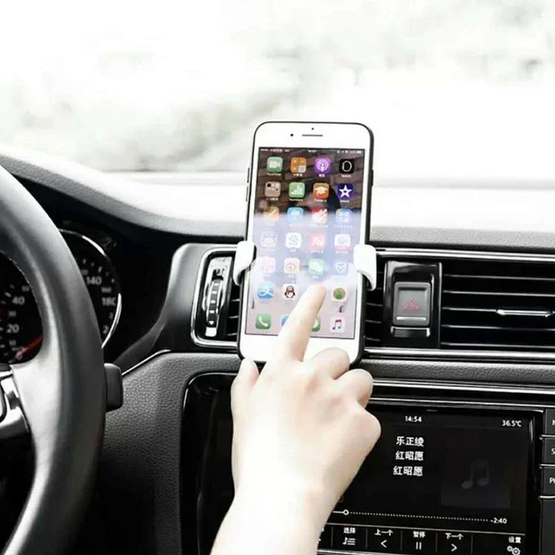 Universal Gravity Auto Phone Holder Bil Air Vent Clip Mount Mobiltelefon Holder Mobiltelefon Stand Support For iPhone For Samsung