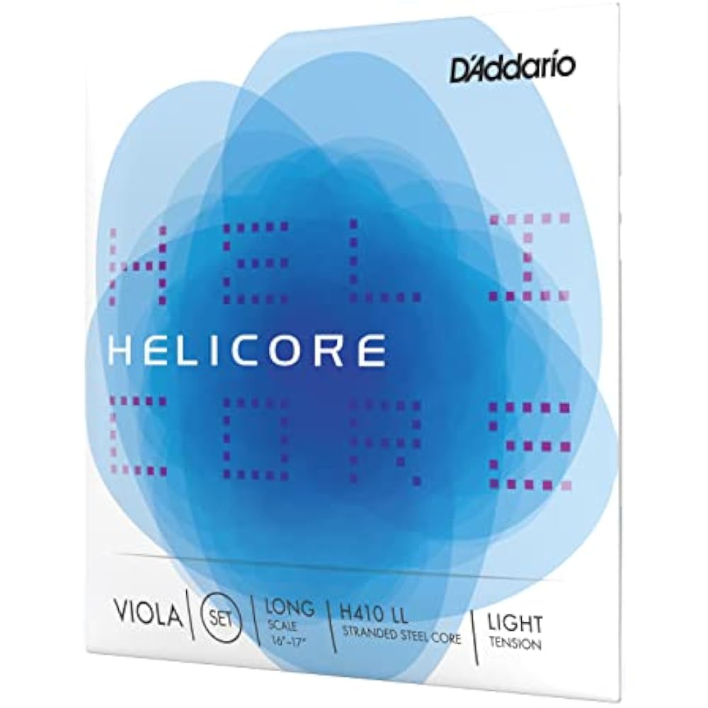 D Addario Daddario Viola String Helicore Set Long Scale H410 LL Light Tension [Domestic Genuine]