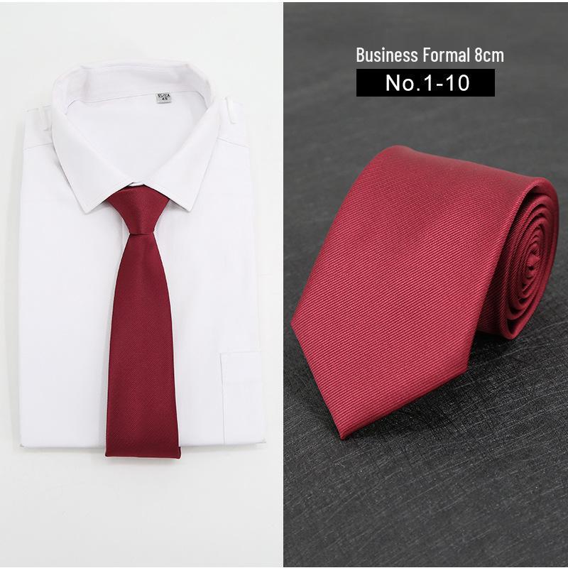 Men's Formal Business Casual Solid or Striped Tie