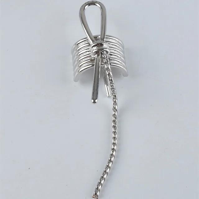 New Korean Low Ponytail Holder Buckle Trendy personality Retro Metal Advanced Punk Clips Hair Accessories for Women Headwear