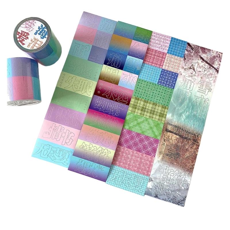 

Creative Journal Sticker Roll Adhesive Plastic Decorative Scrapbooking Labels For Planners School Projects Art Supplies