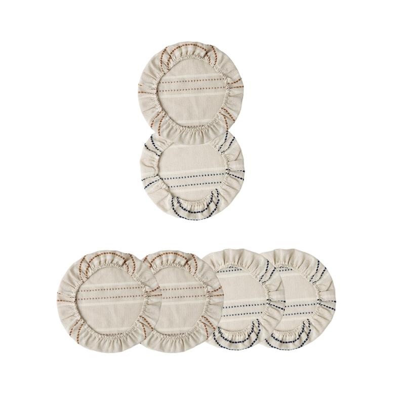 Washable Cloth Fruit Bowl Covers for Salad Bowls, Dough Bowls, Meal Bowls, and Table Service for Daily Use