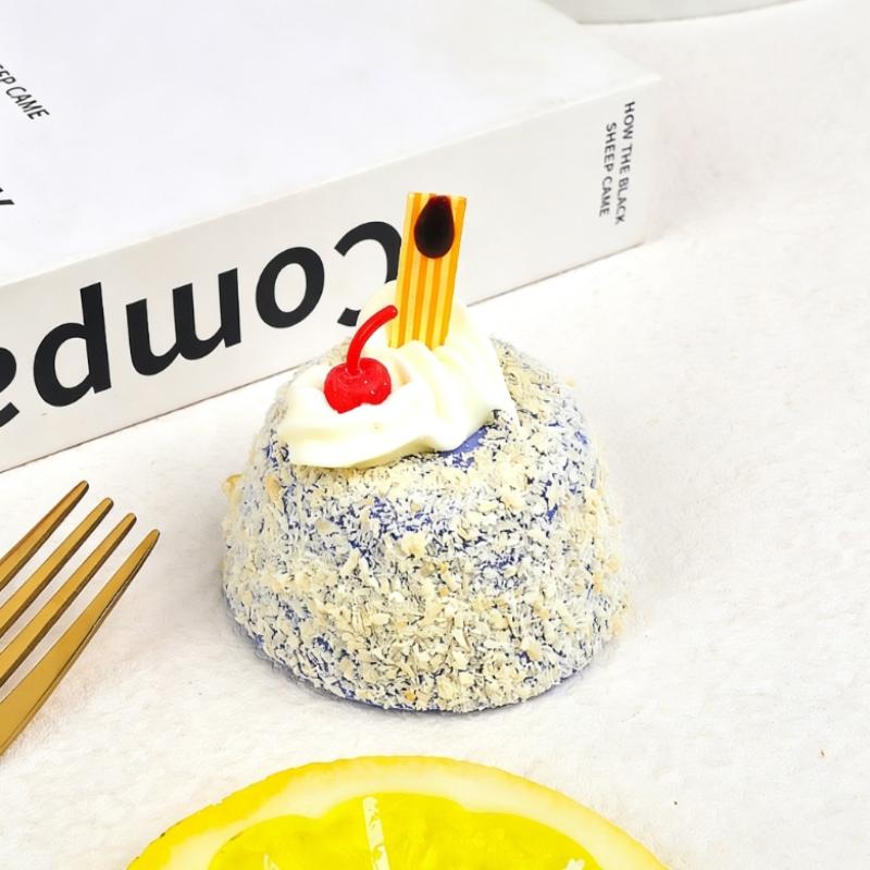 Cute Lovely Simulation Dessert Cake Squeeze Toy Soft Elastic Cake Toys Elastic Slow Rebound Squeeze Stress Relief Toys