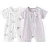 TONGTAI Baby Short Sleeve Cotton Romper