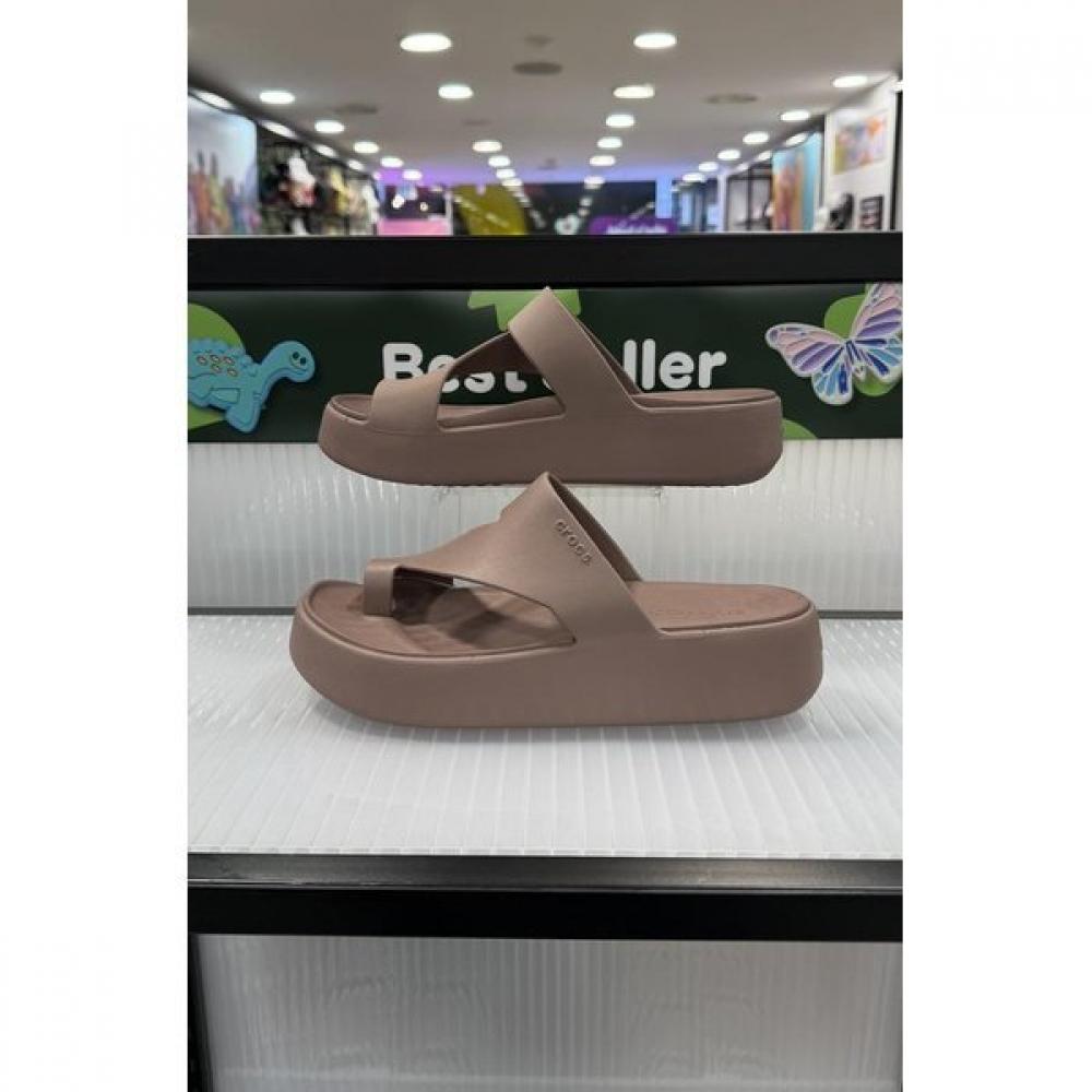

Crocs Getaway Platform Toe Loop 210834 0lf Коричневый brown/220